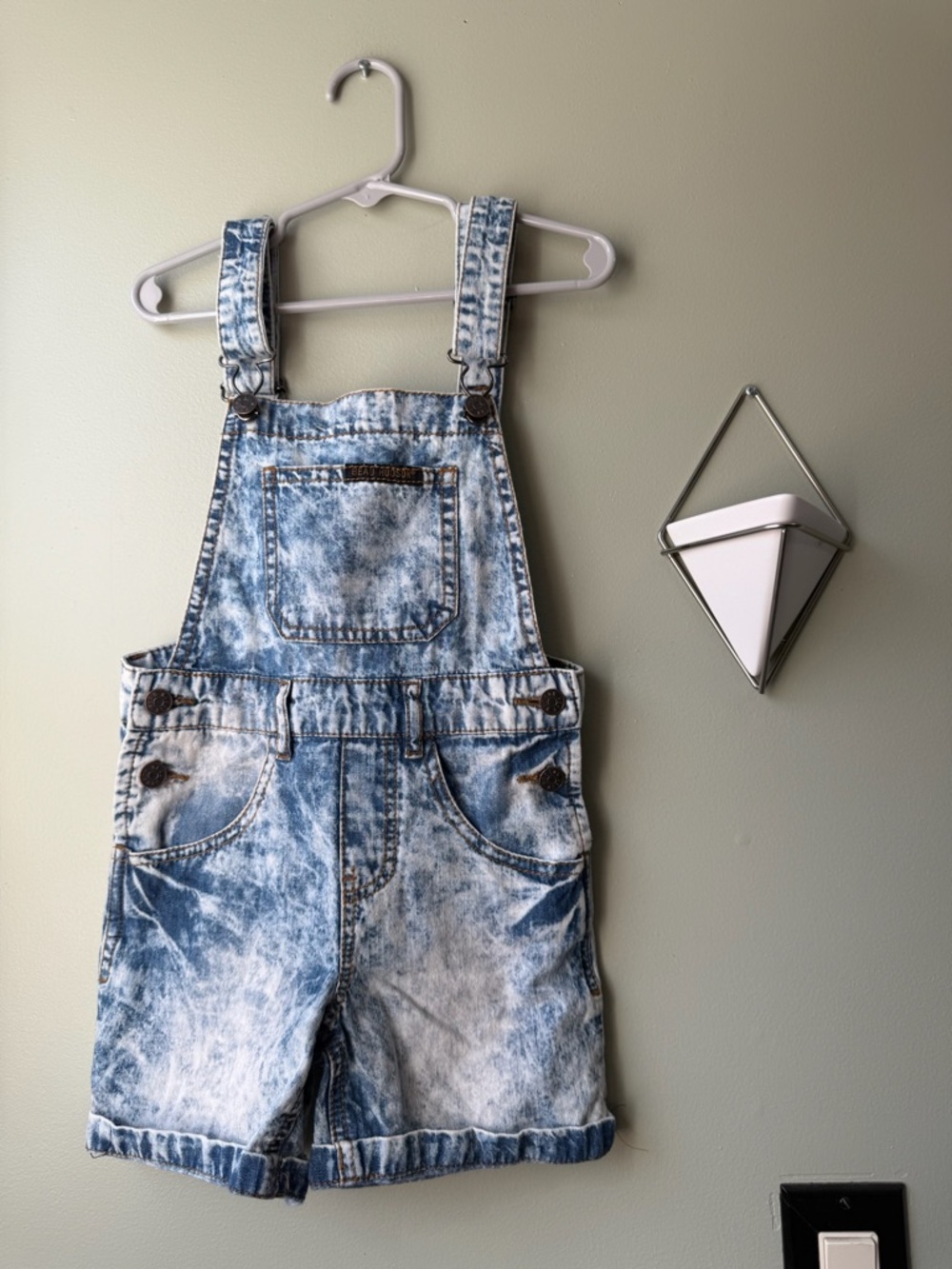 Toddler Denim Wash Overalls